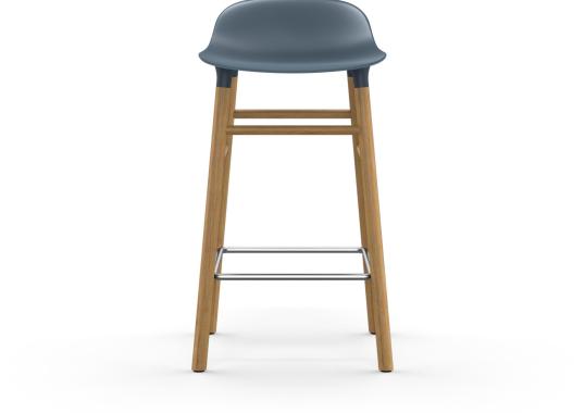 Барный стул от фабрики Normann Copenhagen модель Form  with Wood Legs