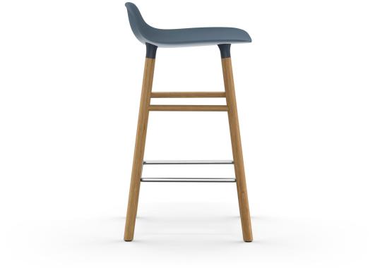 Барный стул от фабрики Normann Copenhagen модель Form  with Wood Legs