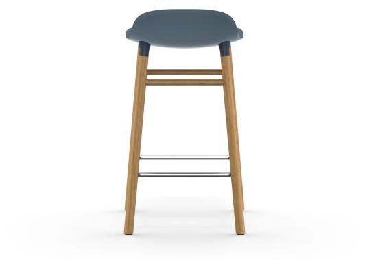 Барный стул от фабрики Normann Copenhagen модель Form  with Wood Legs