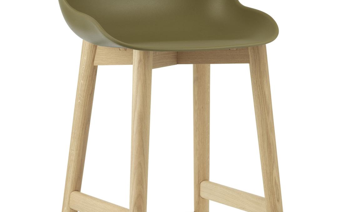 Барный стул от фабрики Normann Copenhagen модель Hyg Wood 