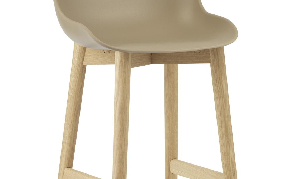 Барный стул от фабрики Normann Copenhagen модель Hyg Wood 