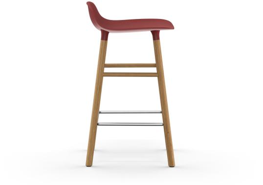 Барный стул от фабрики Normann Copenhagen модель Form  with Wood Legs