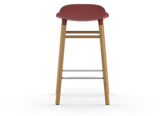 Барный стул от фабрики Normann Copenhagen модель Form  with Wood Legs