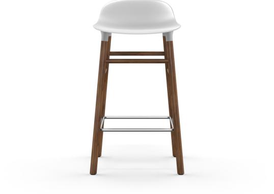 Барный стул от фабрики Normann Copenhagen модель Form  with Wood Legs