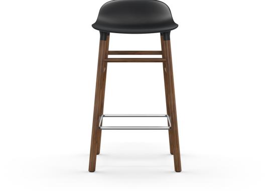 Барный стул от фабрики Normann Copenhagen модель Form  with Wood Legs