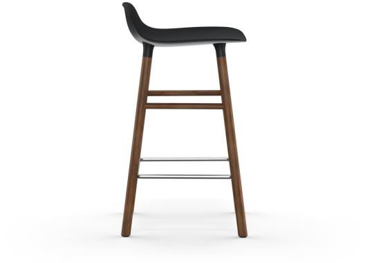 Барный стул от фабрики Normann Copenhagen модель Form  with Wood Legs