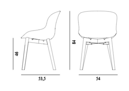 Стул от фабрики Normann Copenhagen модель 6044 Hyg 