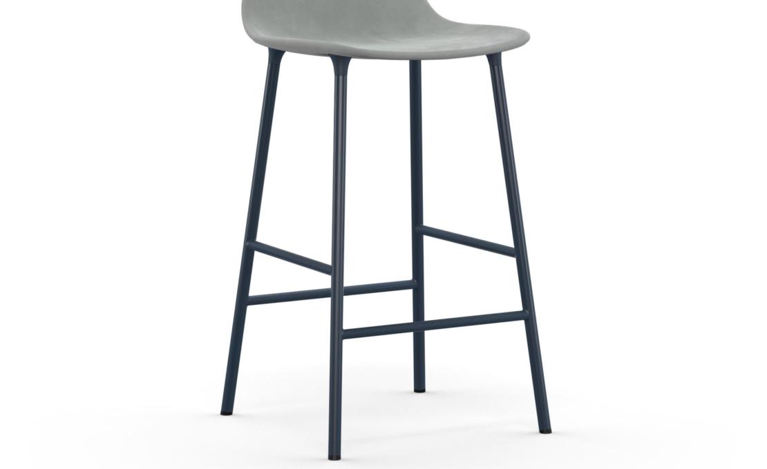Барный стул от фабрики Normann Copenhagen модель Form Upholstered 