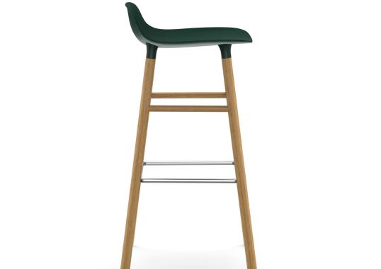 Барный стул от фабрики Normann Copenhagen модель Form  with Wood Legs