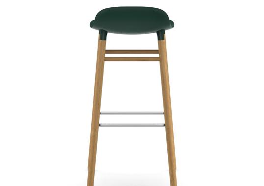 Барный стул от фабрики Normann Copenhagen модель Form  with Wood Legs