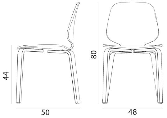 Стул от фабрики Normann Copenhagen модель My  Full Upholstery