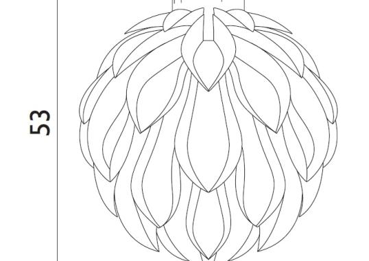 Подвесной светильник от фабрики Normann Copenhagen модель 50404 Norm 12 Pendant