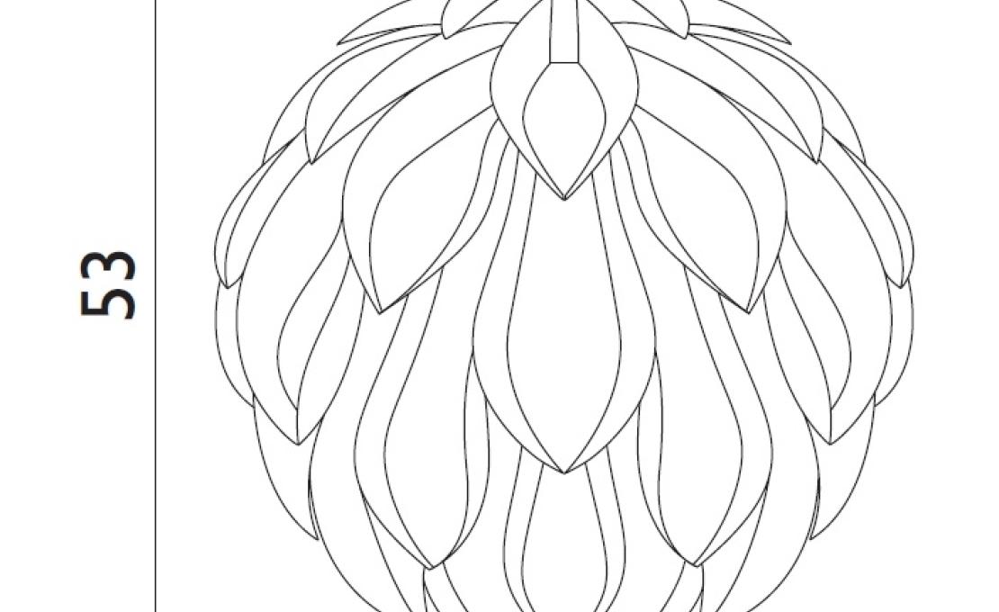 Подвесной светильник от фабрики Normann Copenhagen модель 50404 Norm 12 Pendant