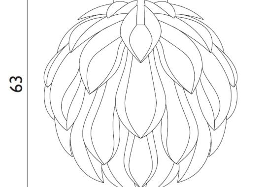 Подвесной светильник от фабрики Normann Copenhagen модель 50404 Norm 12 Pendant