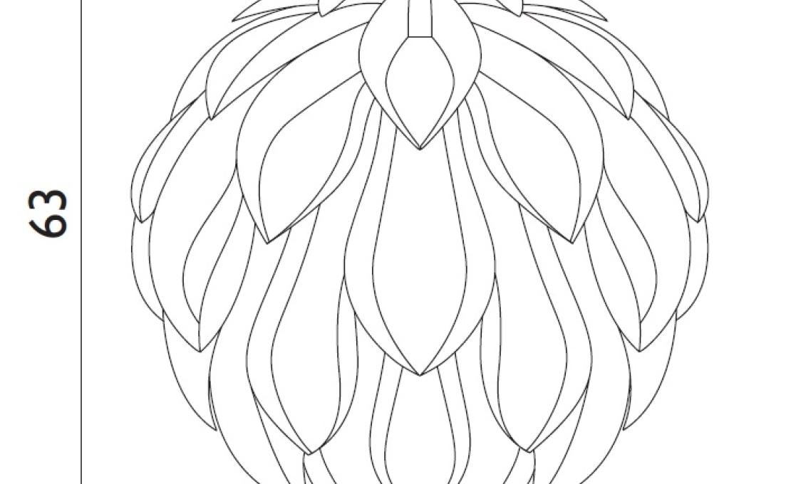 Подвесной светильник от фабрики Normann Copenhagen модель 50404 Norm 12 Pendant