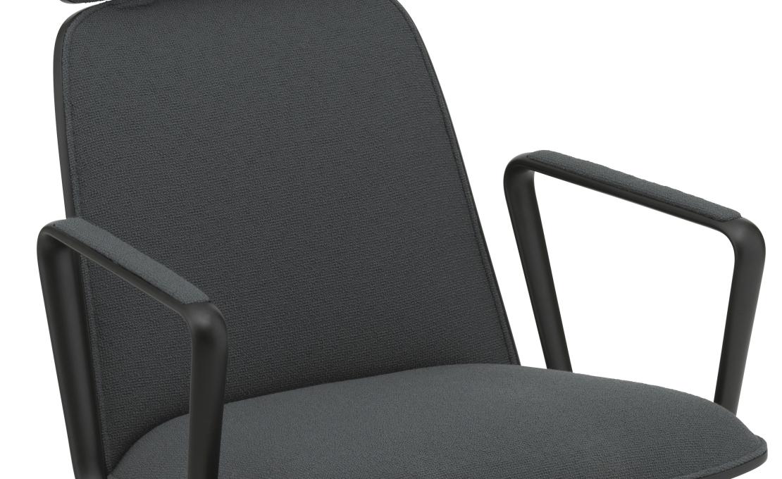 Кресло от фабрики Normann Copenhagen модель Pad Swivel Lounge 