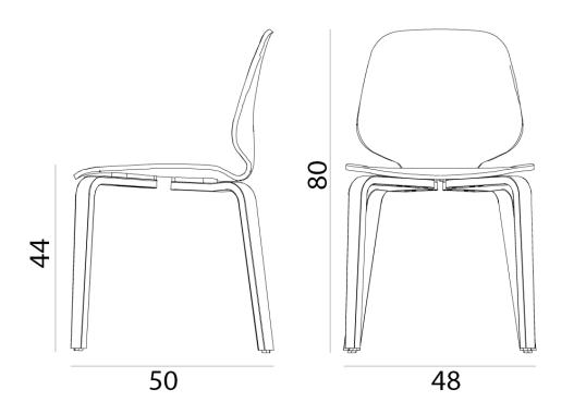 Стул от фабрики Normann Copenhagen модель 60111 My  Wood 