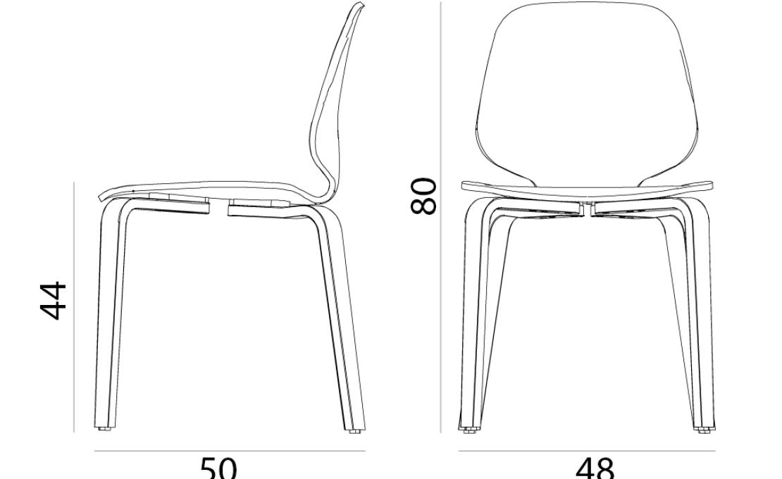 Стул от фабрики Normann Copenhagen модель 60111 My  Wood 