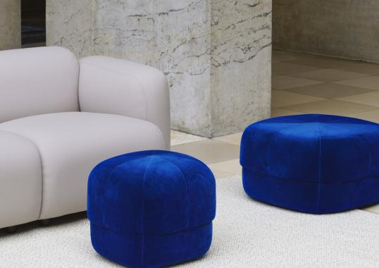 Пуф от фабрики Normann Copenhagen модель 6010 Circus Velour Pouf