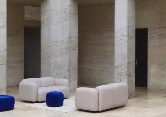 Пуф от фабрики Normann Copenhagen модель 6010 Circus Velour Pouf