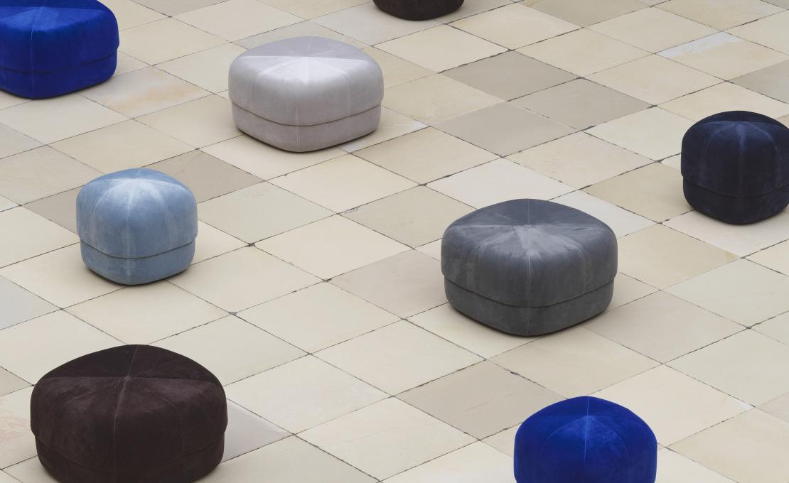 Пуф от фабрики Normann Copenhagen модель 6010 Circus Velour Pouf