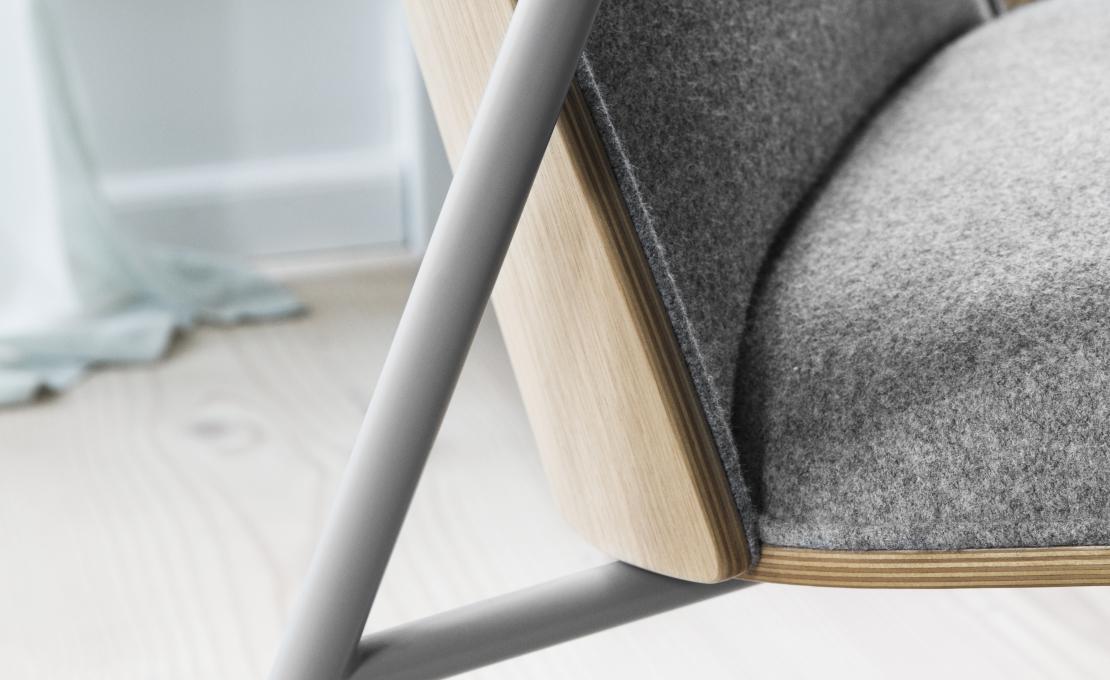 Стул от фабрики Normann Copenhagen модель Pad High 