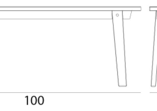 Журнальный столик от фабрики Normann Copenhagen модель Slice Vol.2 -603355