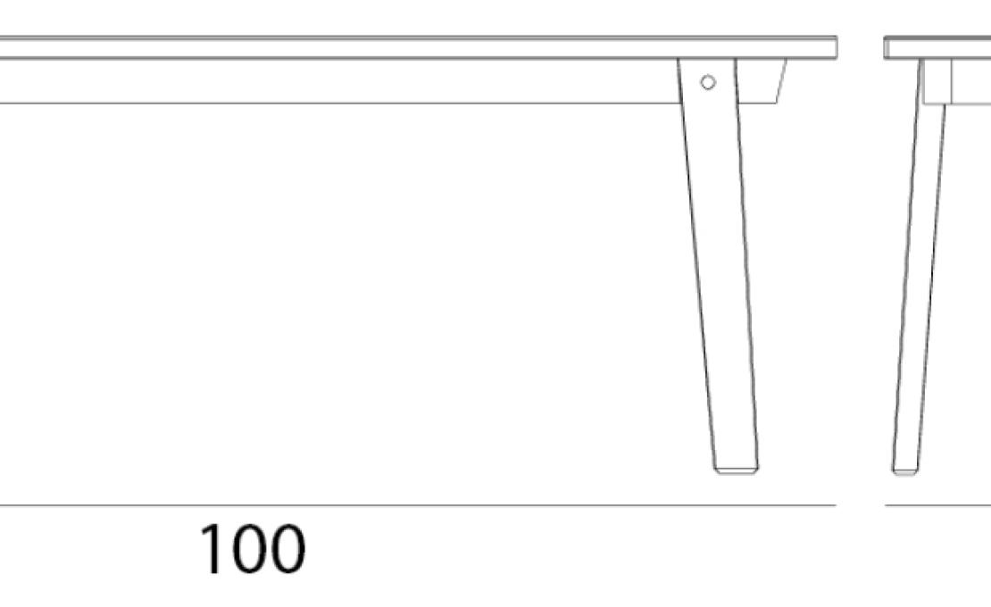 Журнальный столик от фабрики Normann Copenhagen модель Slice Vol.2 -603355