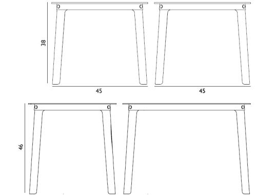 Журнальный столик от фабрики Normann Copenhagen модель 60253 Steady Occasional Table