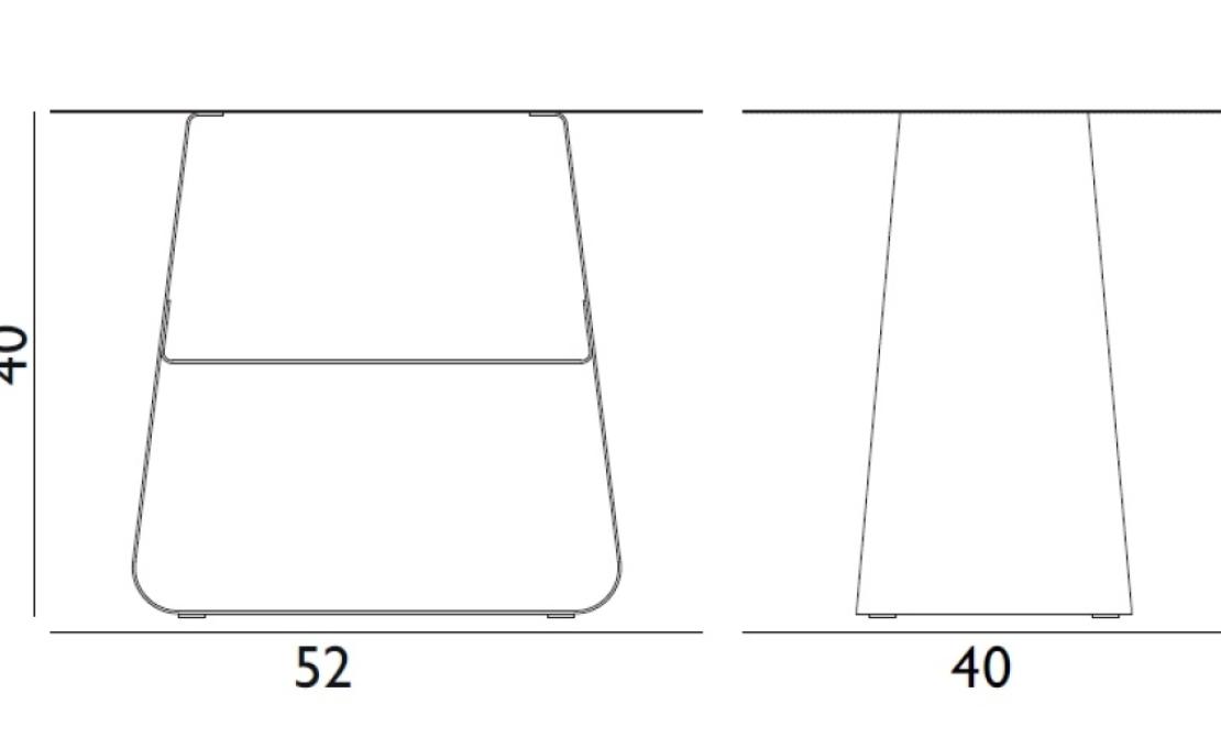 Журнальный столик от фабрики Normann Copenhagen модель 6022 Stay Table