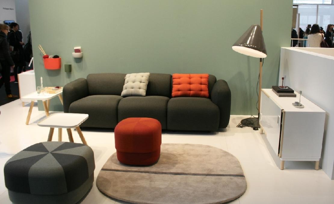 Диван от фабрики Normann Copenhagen модель Swell 3 Seater Sofa