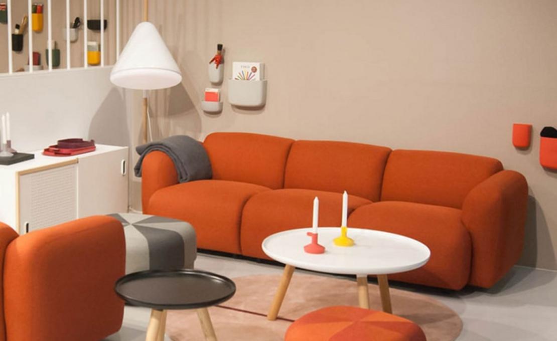 Диван от фабрики Normann Copenhagen модель Swell 3 Seater Sofa