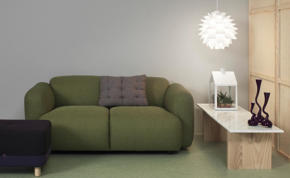 Диван от фабрики Normann Copenhagen модель Swell 2 Seater Sofa