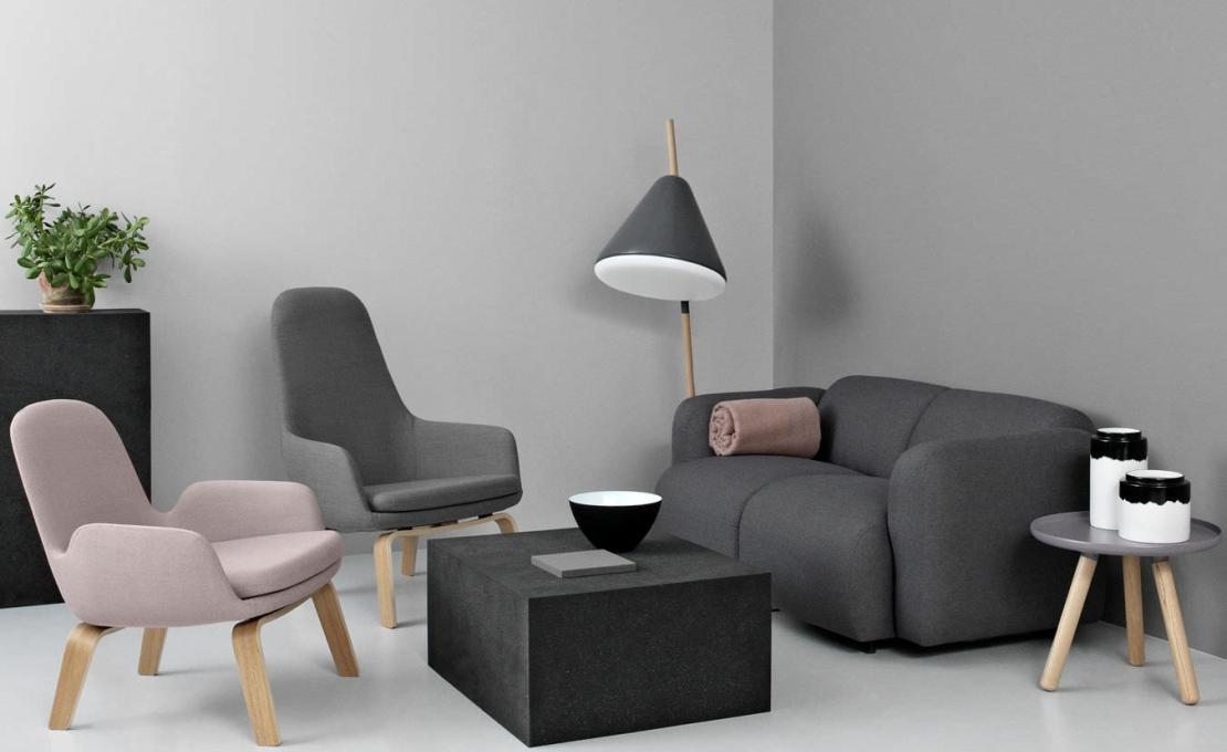 Диван от фабрики Normann Copenhagen модель Swell 2 Seater Sofa