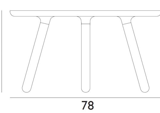 Журнальный столик от фабрики Normann Copenhagen модель 6021 Tablo 