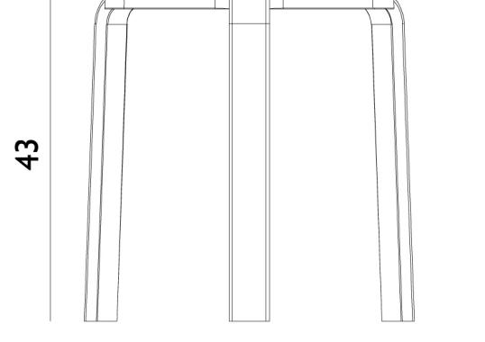 Барный стул от фабрики Normann Copenhagen модель Tap Black -602285