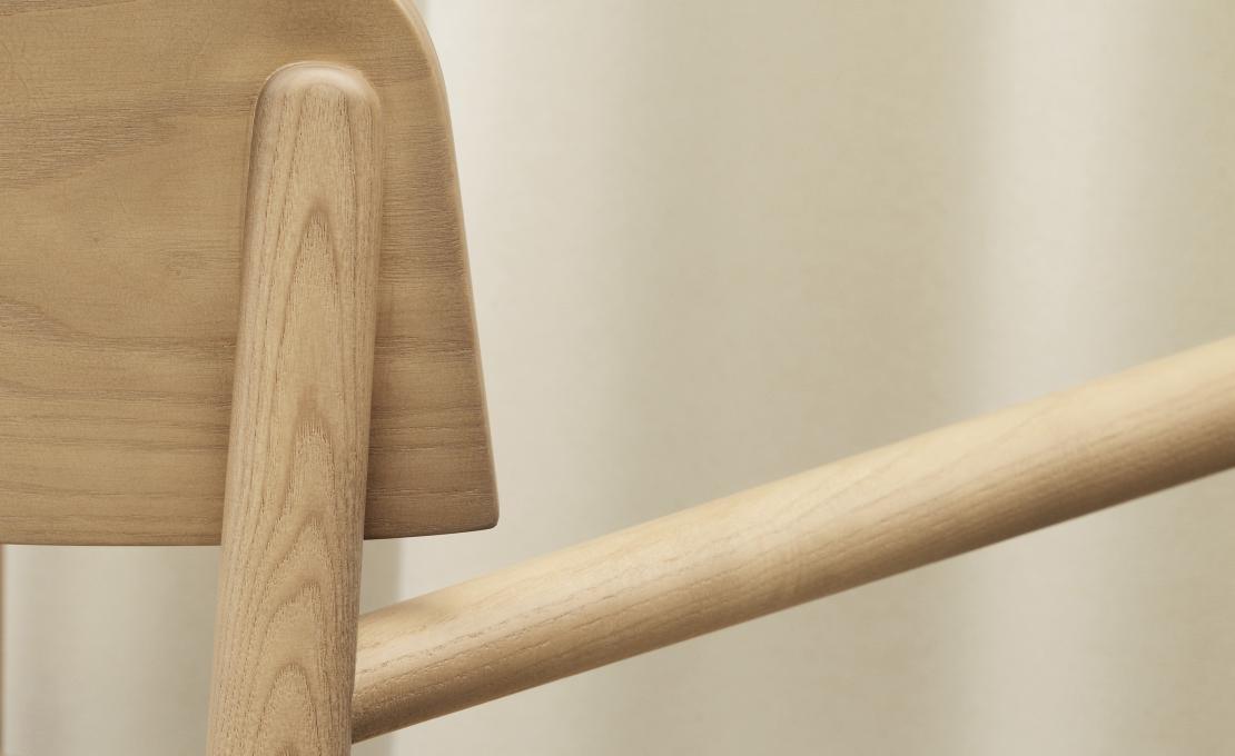 Кресло от фабрики Normann Copenhagen модель 140161 Timb Arm