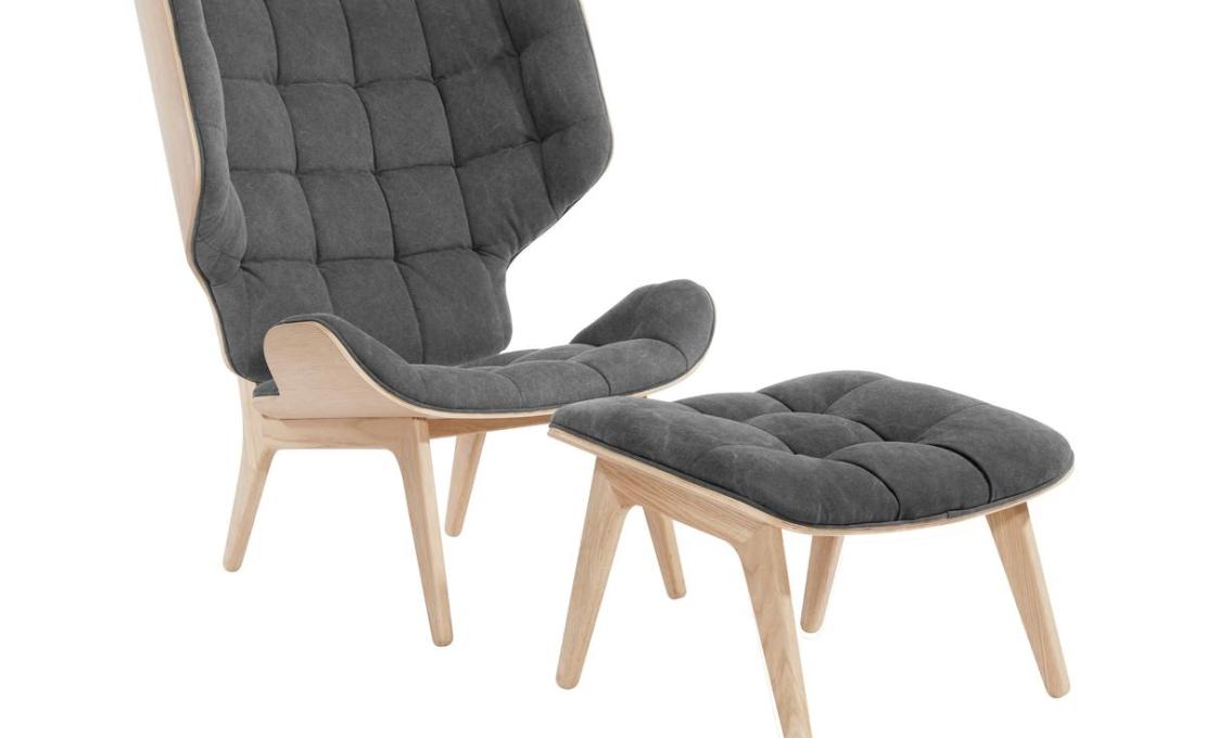 Пуф от фабрики Norr11 модель Mammoth Ottoman Foot