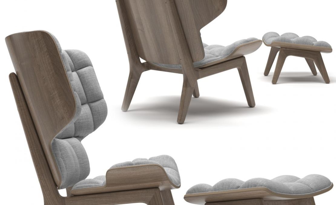 Пуф от фабрики Norr11 модель Mammoth Ottoman Foot