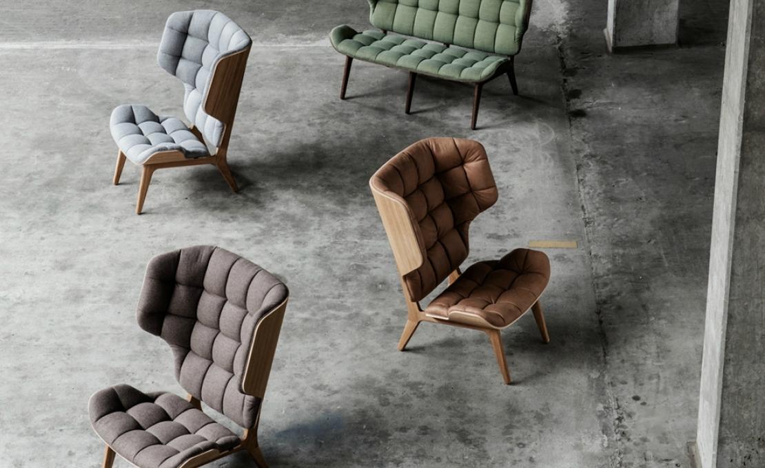 Пуф от фабрики Norr11 модель Mammoth Ottoman Foot