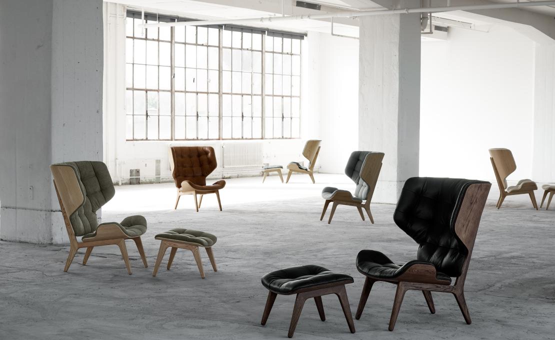 Пуф от фабрики Norr11 модель Mammoth Ottoman Foot