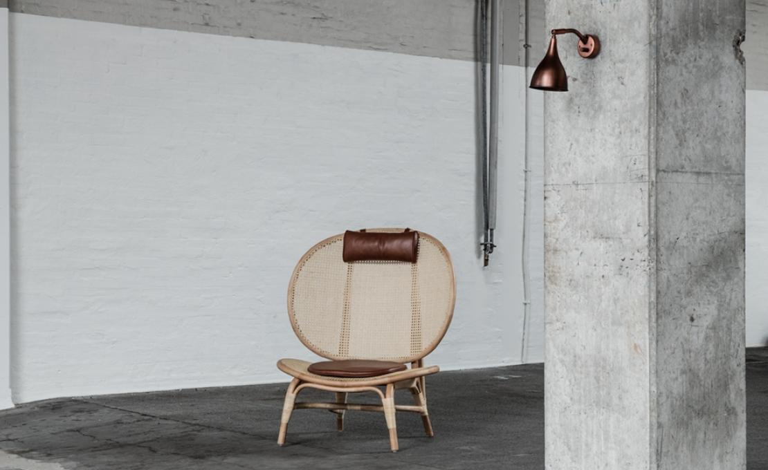 Кресло от фабрики Norr11 модель Nomad  Arm