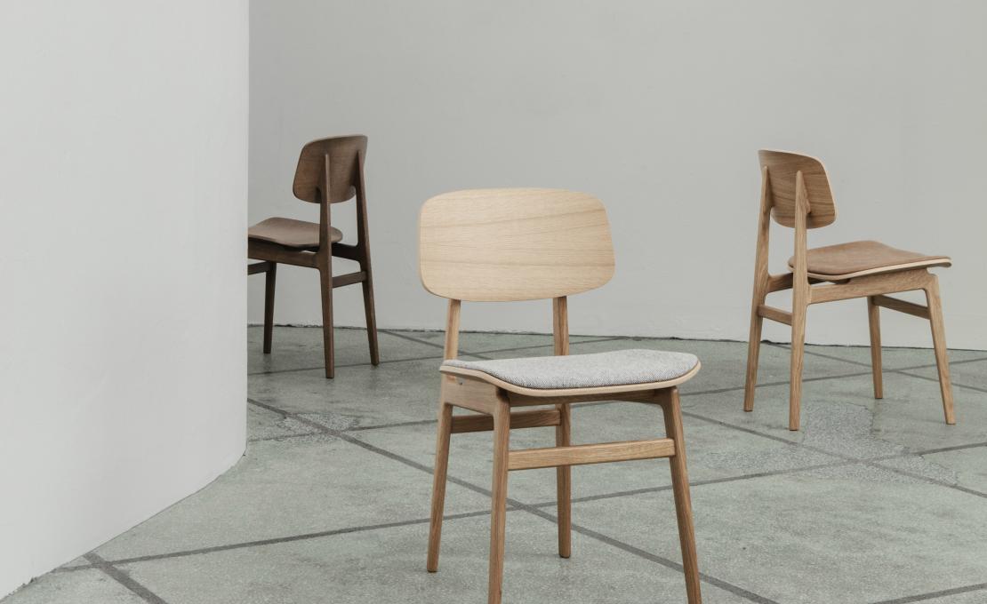 Стул от фабрики Norr11 модель NY11 Dining SeatUpholstered