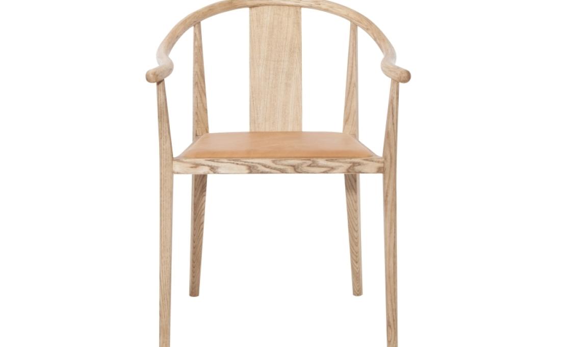 Стул от фабрики Norr11 модель Shanghai Dining Leather 