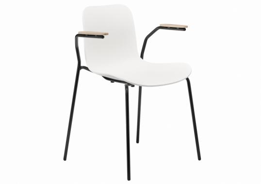 Стул от фабрики Norr11 модель Langue Stack  with Armrests