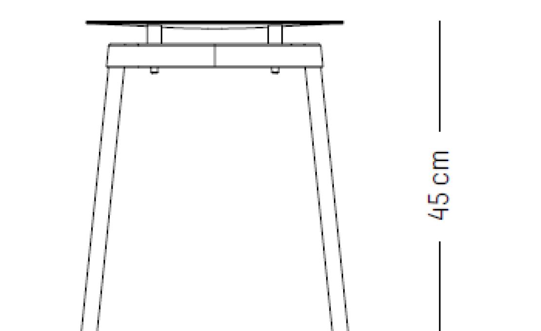 Уличный барный стул от фабрики Petite Friture модель M08105