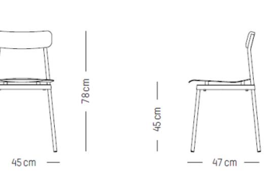 Уличный стул Petite Friture M08101 image 2