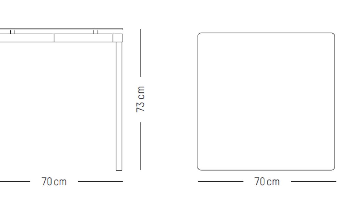 Уличный стол от фабрики Petite Friture модель M08109