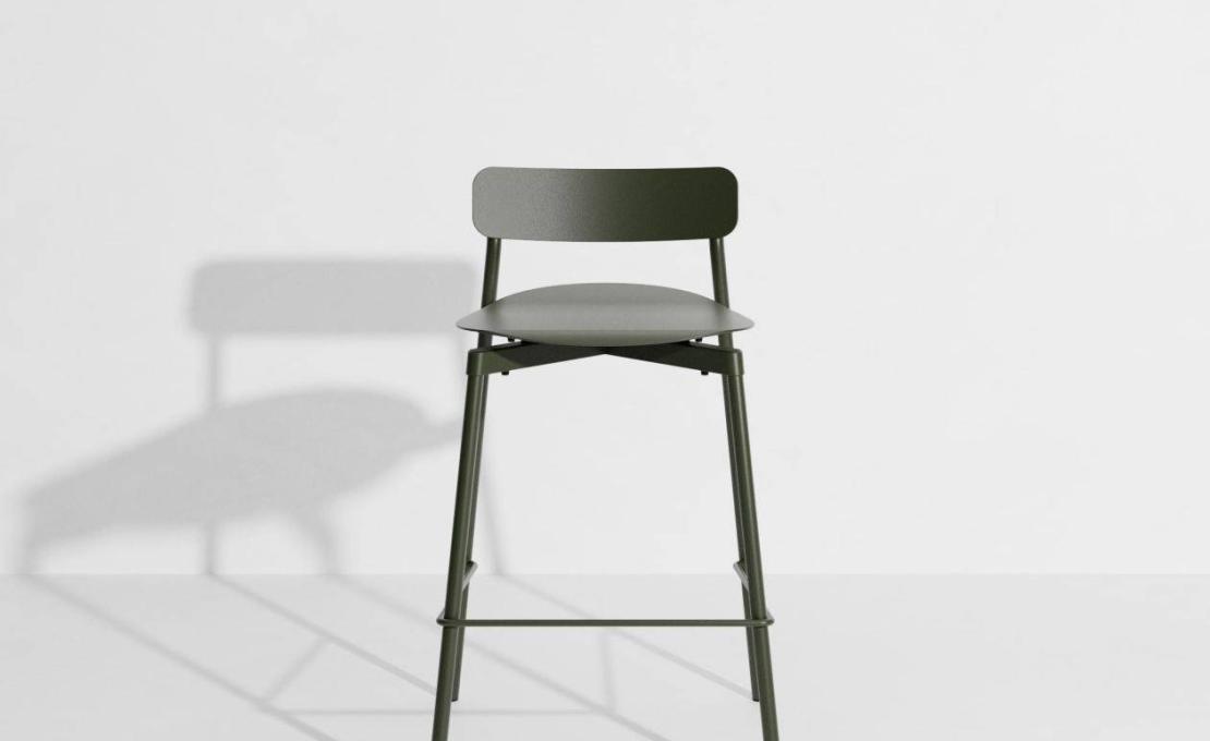 Уличный барный стул от фабрики Petite Friture модель Fromme Bar 