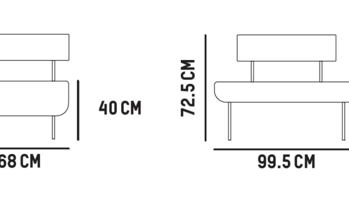 Кресло от фабрики Petite Friture модель Hoff Arm